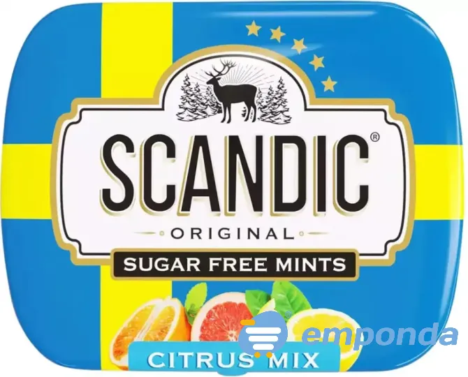 SCANDIC, caramelos europeos sin azúcar, 32g Almagro - imagen 3