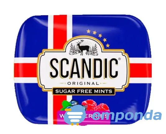 SCANDIC, caramelos europeos sin azúcar, 32g Almagro - imagen 1
