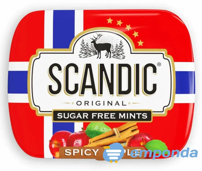 SCANDIC, caramelos europeos sin azúcar, 32g Almagro - imagen 4