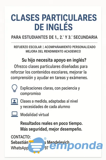Clases particulares de inglés Caballito - imagen 1