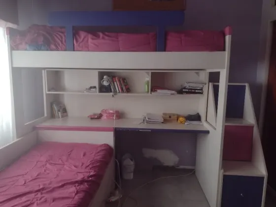 Juego de dormitorio para niñas en mdf Vicente López