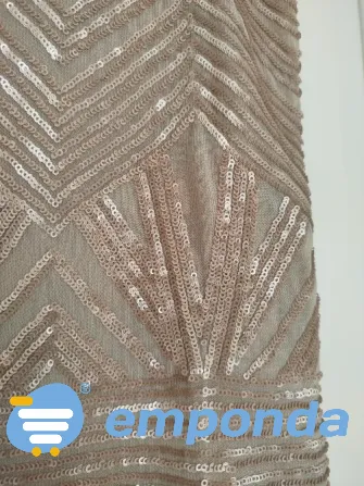 Falda bordada en lentejuelas usada Villa Urquiza - imagen 6