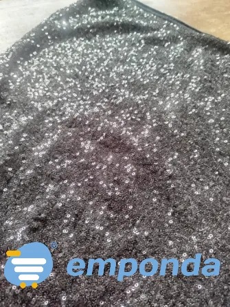 Falda mini lentejuelas forrada usada Villa Urquiza - imagen 5
