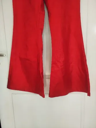 Pantalón Oxford rojo metalizado nuevo Villa Urquiza