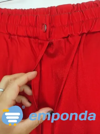 Pantalón Oxford rojo metalizado nuevo Villa Urquiza - imagen 5