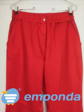 Pantalón Oxford rojo metalizado nuevo Villa Urquiza - imagen 2