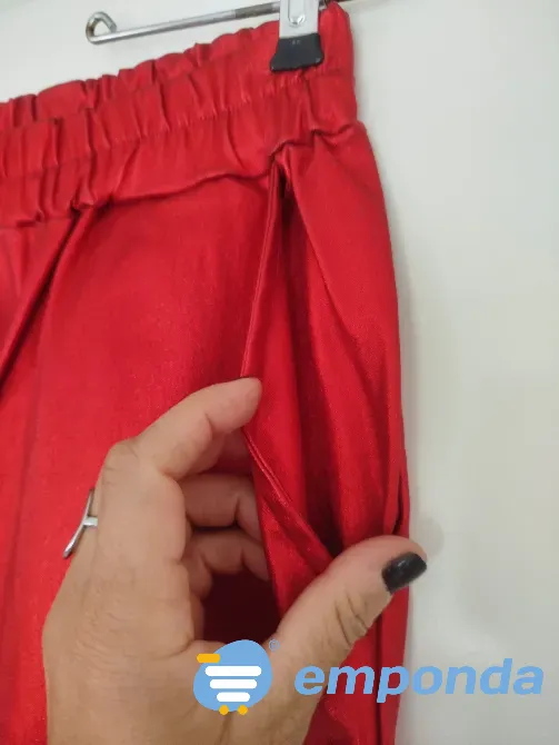 Pantalón Oxford rojo metalizado nuevo Villa Urquiza - imagen 6