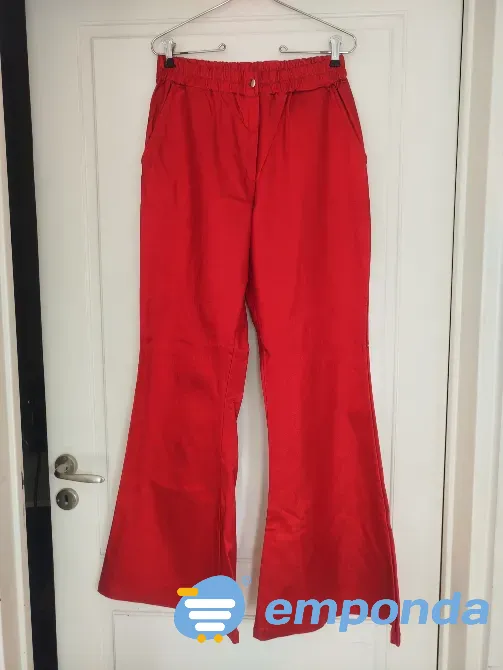 Pantalón Oxford rojo metalizado nuevo Villa Urquiza - imagen 1