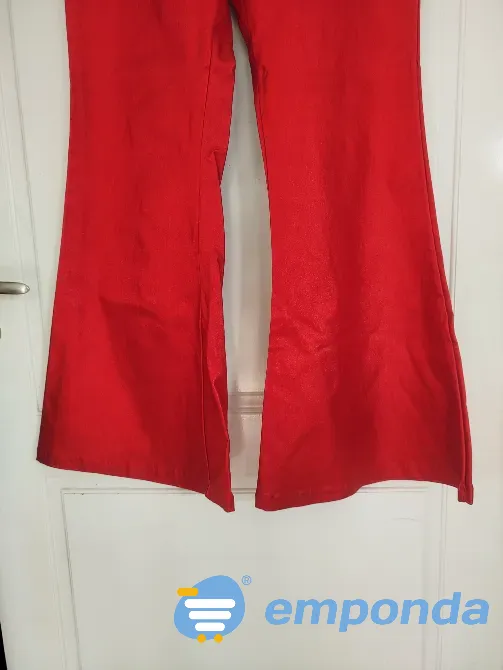 Pantalón Oxford rojo metalizado nuevo Villa Urquiza - imagen 3
