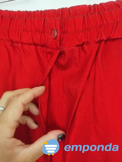 Pantalón Oxford rojo metalizado nuevo Villa Urquiza - imagen 5