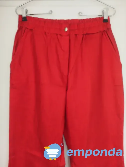 Pantalón Oxford rojo metalizado nuevo Villa Urquiza - imagen 2
