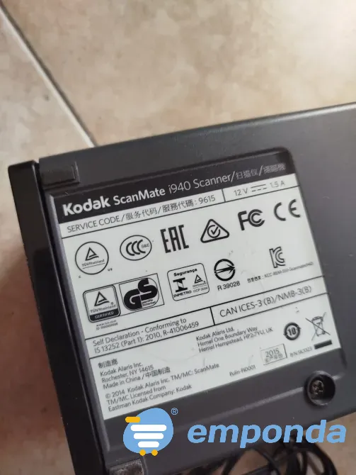 Scanner kodak Scanmate I940 - Escaner Portatil Usb Usado Neg Villa Urquiza - imagen 9