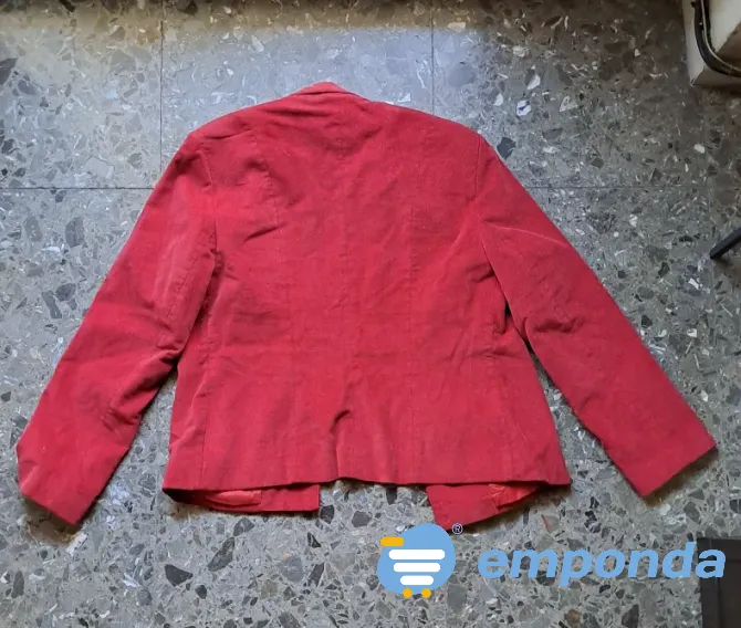 Traje de corderoy aterciopelado rojo Balvanera - imagen 4
