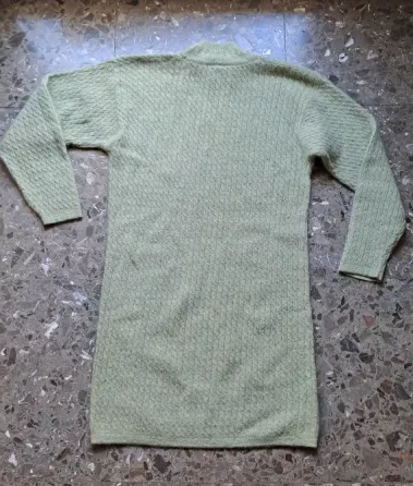 Vestido polera de lana vintage Balvanera