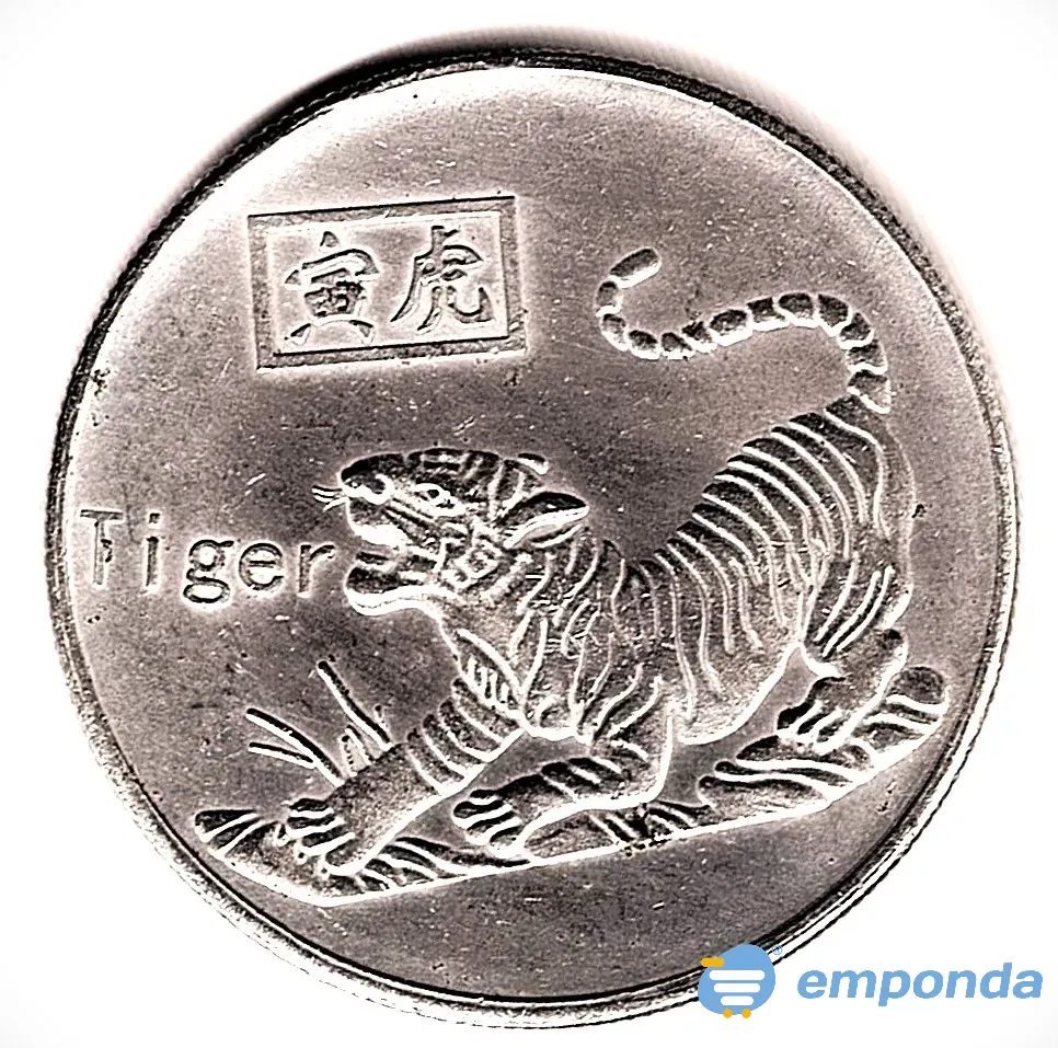 Medalla horóscopo chino tigre muy buena pieza Villa Crespo - imagen 1