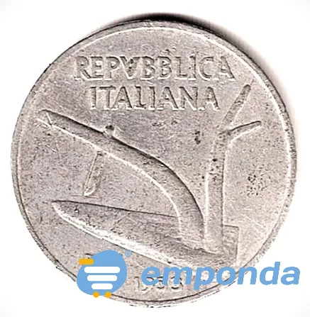 Moneda de Italia 10 liras 1953" Villa Crespo - imagen 2