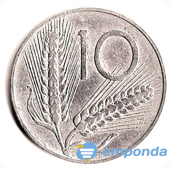Moneda de Italia 10 liras 1953" Villa Crespo - imagen 1
