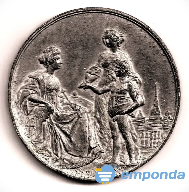 Medalla 50 aniversario de la Escuela Técnica de Torino Villa Crespo - imagen 1