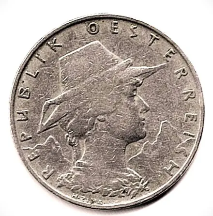 Moneda de Austria 10 groschen 1925 VF +++++ Villa Crespo