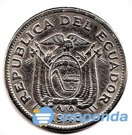 Moneda de Ecuador 1 sucre 1946 Villa Crespo - imagen 1