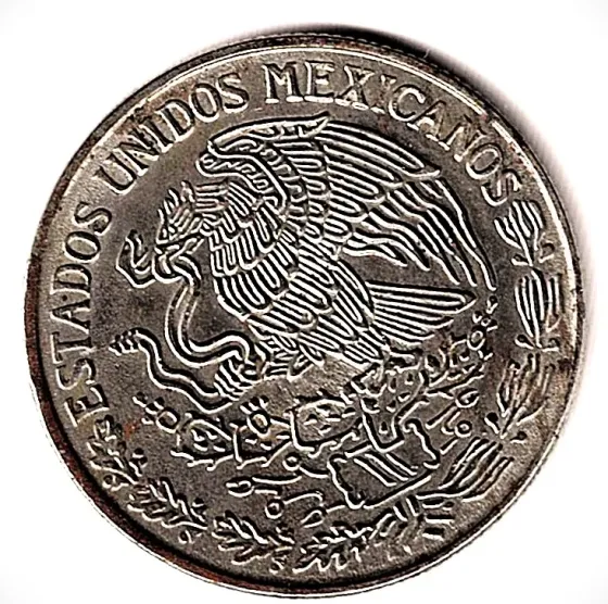 Moneda de México 1 peso 1978 Villa Crespo
