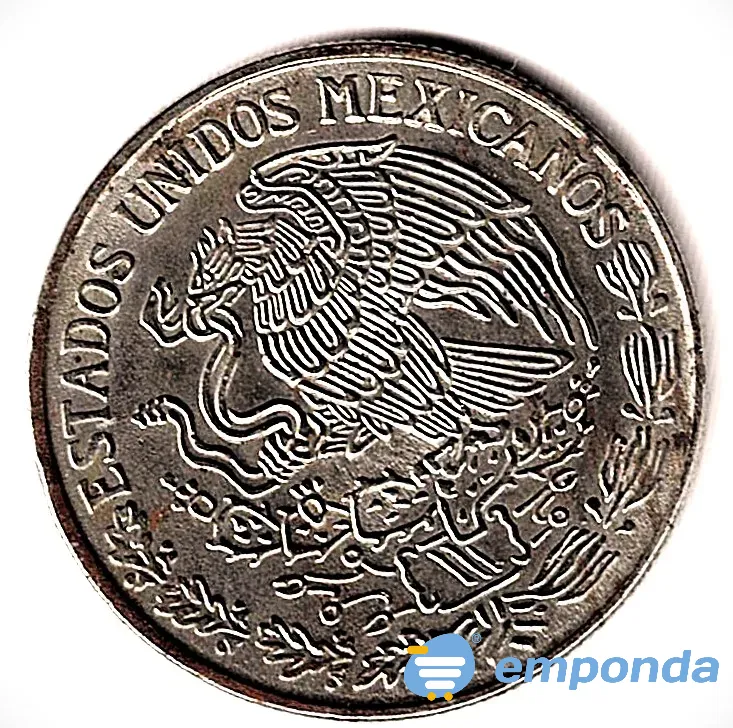 Moneda de México 1 peso 1978 Villa Crespo - imagen 2