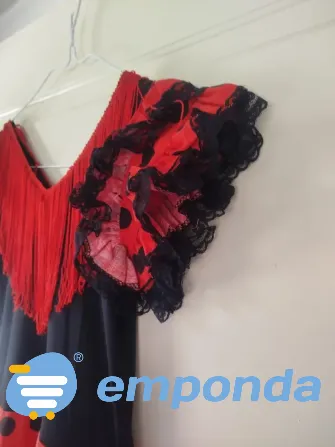 Traje infantil de española flamenco talle 6/8 Villa Urquiza - imagen 7