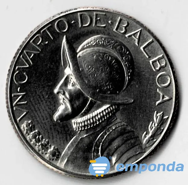 Moneda de Panamá 1/4 de balboa 1975 XF +++++ Villa Crespo - imagen 1