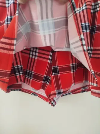 Falda short diseño escoces talle 44/46 Villa Urquiza