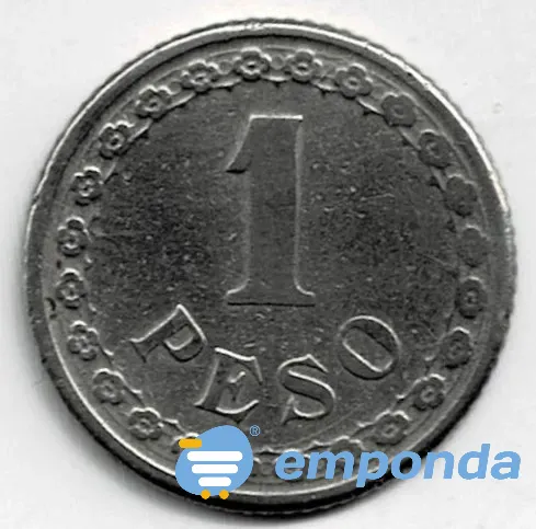 Moneda de Paraguay 1 peso 1925 linda Villa Crespo - imagen 2
