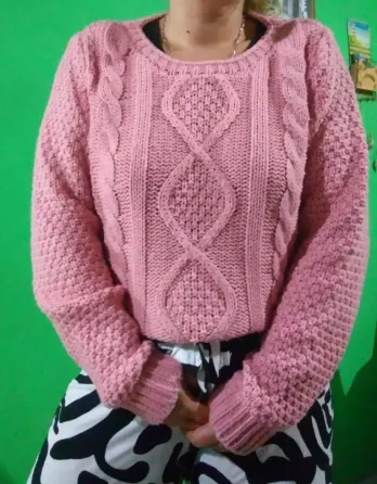 Sweater trenzado acrilico scombro Berazategui