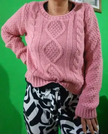 Sweater trenzado acrilico scombro Berazategui