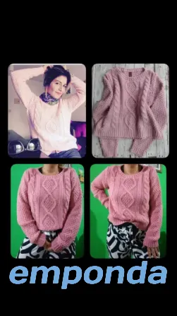 Sweater trenzado acrilico scombro Berazategui - imagen 1