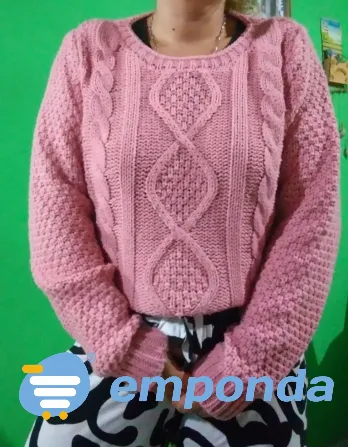 Sweater trenzado acrilico scombro Berazategui - imagen 3