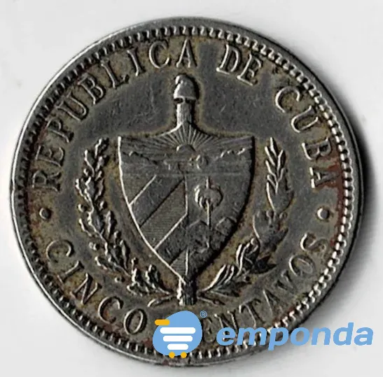 Moneda de Cuba 5 centavos 1920 VF +++++ hay muy pocas Villa Crespo - imagen 2