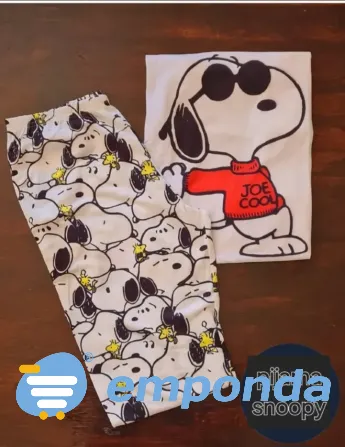 Piyama remera pantalon Snoopy Berazategui - imagen 1