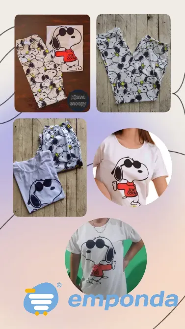 Piyama remera pantalon Snoopy Berazategui - imagen 2