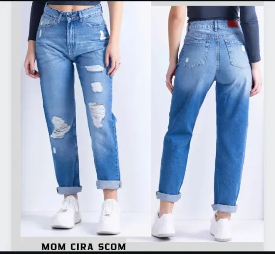 Jean mom tiro alto SCOMBRO JEANS Berazategui
