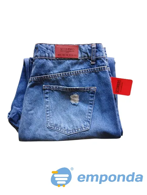 Jean mom tiro alto SCOMBRO JEANS Berazategui - imagen 4