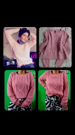 Sweater scombro trenzado Berazategui