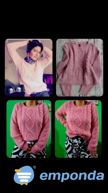 Sweater scombro trenzado Berazategui - imagen 2