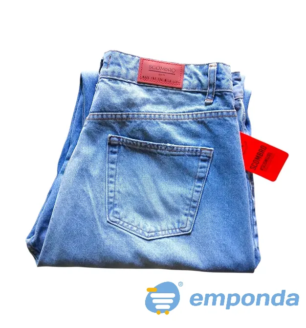 Jean rigido tiro alto mom Scombro jeans Berazategui - imagen 4
