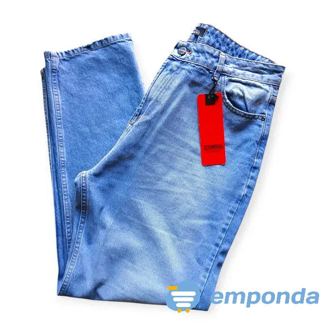 Jean rigido tiro alto mom Scombro jeans Berazategui - imagen 3