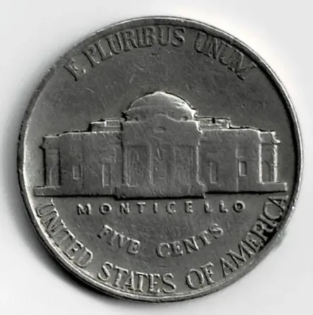 Moneda de EE UU 5 cents 1941 II Guerra Mundial VF +++++ Villa Crespo