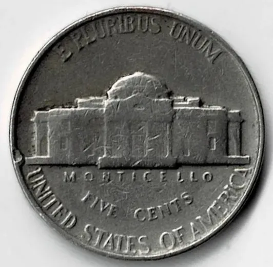 Moneda de EE UU 5 cents 1952 VF +++ Villa Crespo
