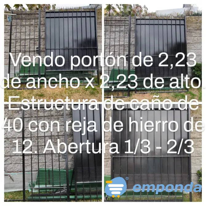 Portón + puerta lista para colocar Ituzaingó - imagen 5