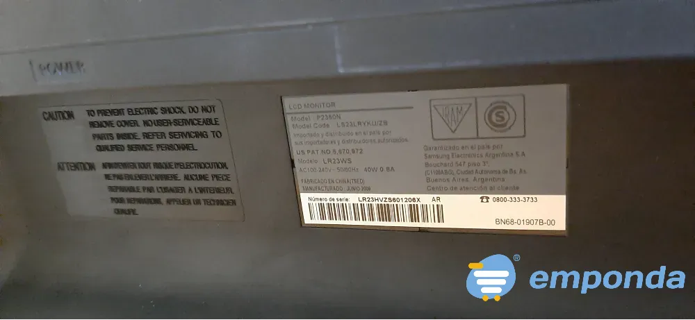 Monitor 24" Samsung Ituzaingó - imagen 7