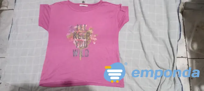 Remera de mujer rosa Malvinas Argentinas - imagen 1