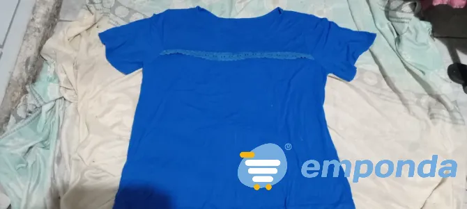 Remera de mujer azul Malvinas Argentinas - imagen 1