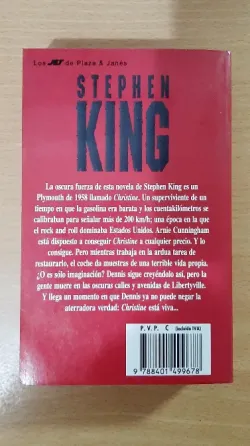 Libro Chistine de Stephen King Ituzaingó